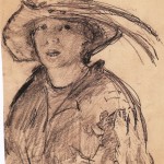 1915_(Female in Hat with Feather)_231