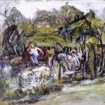 [Painter in Garden], 1930s