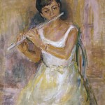 [Flute Player in White], 1950s