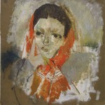 <em>Mexican Girl with Red Scarf</em>, 1956